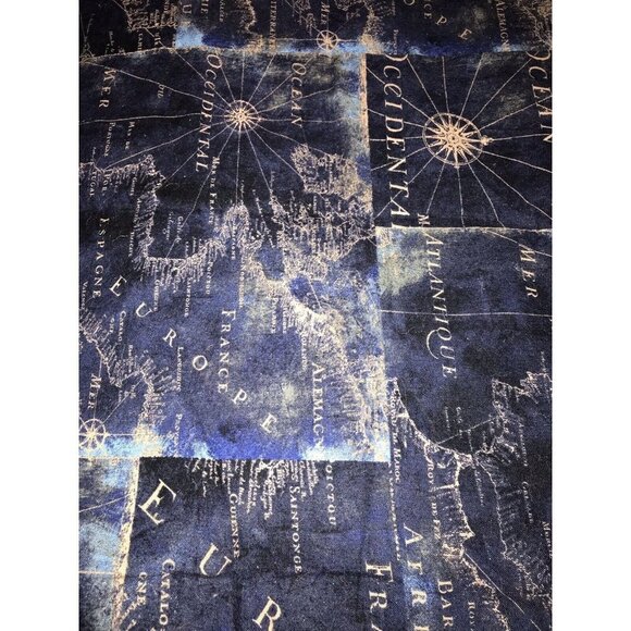 Stargazer Constellations Nautical Crib Quilt Comforter Reversible Handmade Soft - Picture 4 of 7